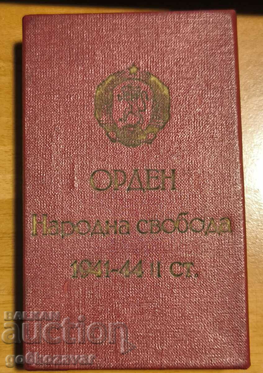 Auction Order of People's Freedom 2nd degree! Mint perfect! Auction Order of People's Freedom 2nd degree! Mint perfect!