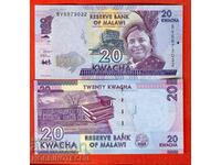 MALAWI MALAWI - 20 Kwacha - issue 2019 - NEW UNC