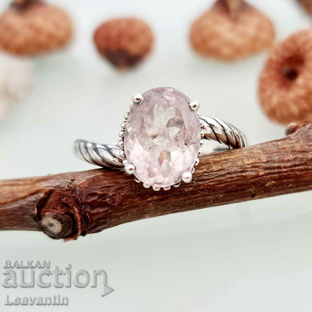 5084 Silver Ring with Pink Tourmaline