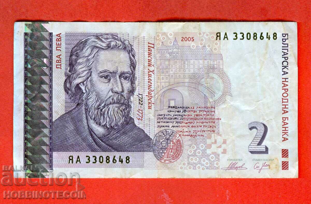 BULGARIA BULGARIA 2 Left issue issue 2005 series JA