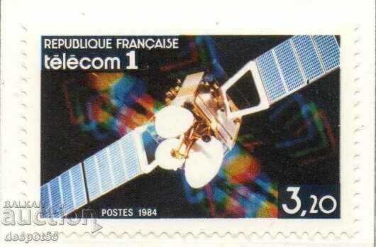 1984. France. "Telecom 1" - Communication satellite.