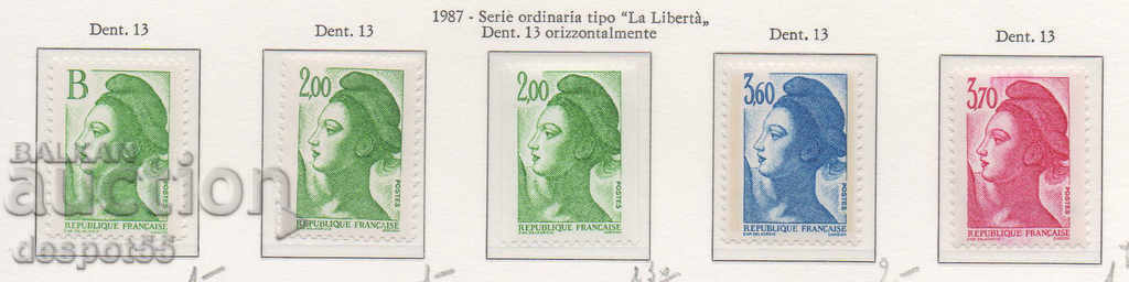 1987. France. "Liberty" - new values.