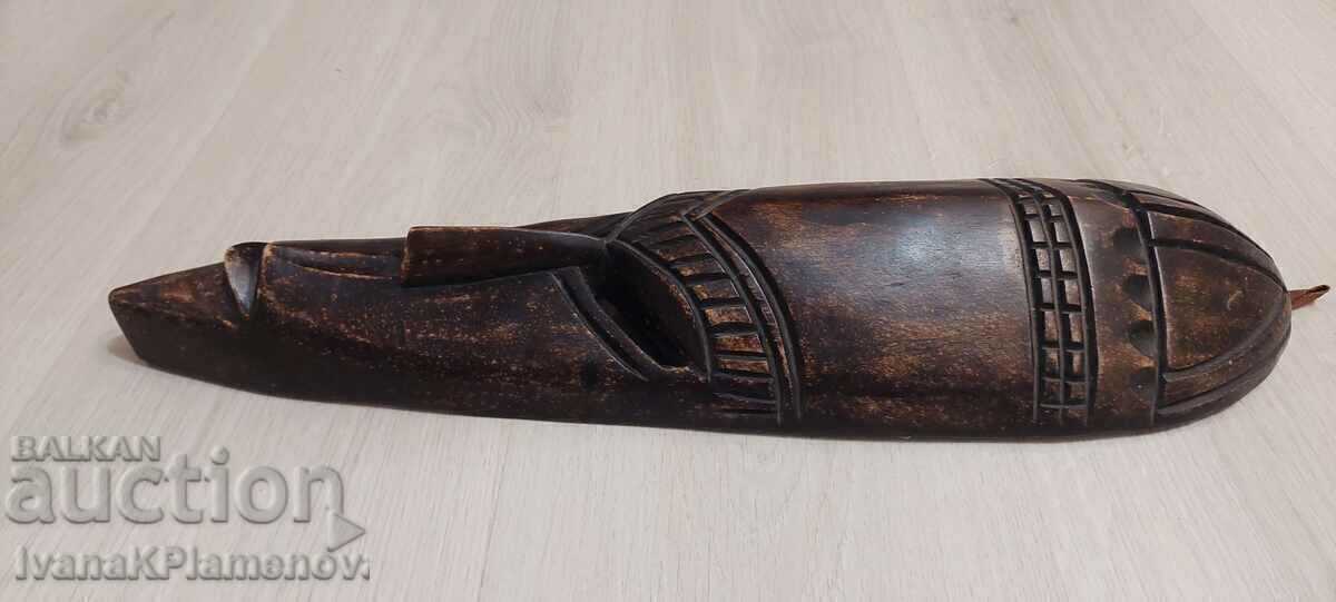 Livrarea Sculptură în lemn Africa lungime 50cm Livrarea Sculptură în lemn Africa lungime 50cm