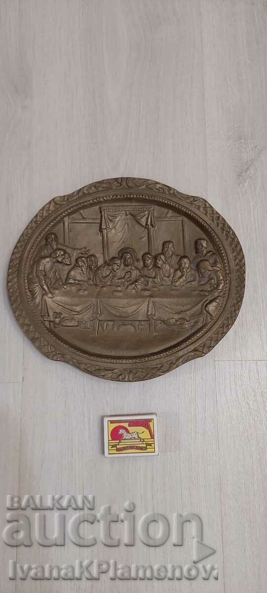Massive bronze panel The Last Supper - 5 Massive bronze panel The Last Supper - 5