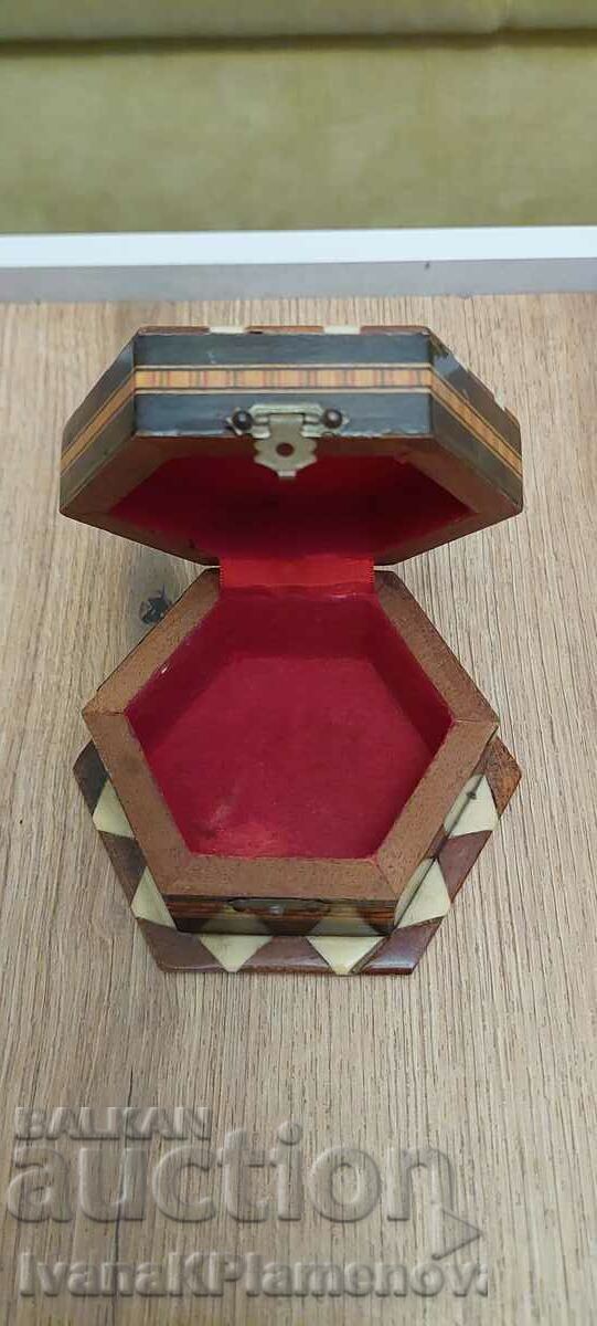 Auction  Wooden box for collectors