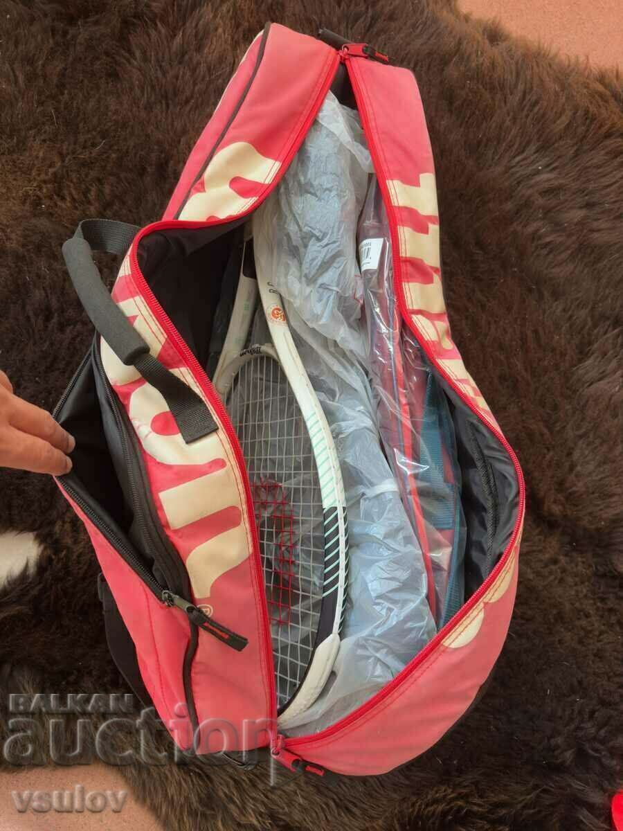 Wilson Tour tennis bag, red, bag - 5 Wilson Tour tennis bag, red, bag - 5