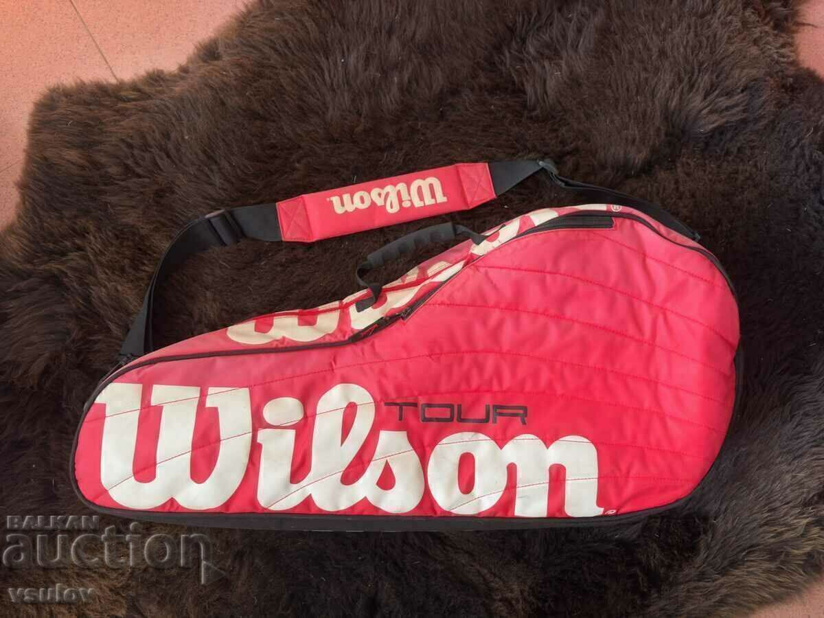Τσάντα τένις Wilson Tour, κόκκινη, τσάντα Τσάντα τένις Wilson Tour, κόκκινη, τσάντα