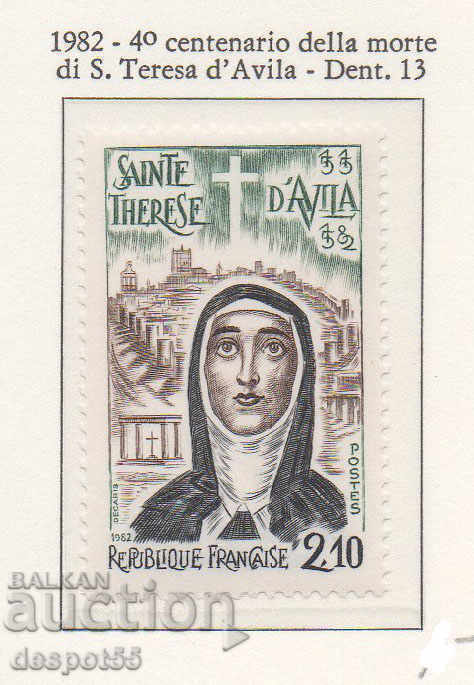 1982. France. Saint Teresa of Avila.