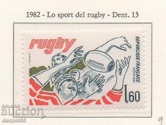 1982. Franţa. Rugby.