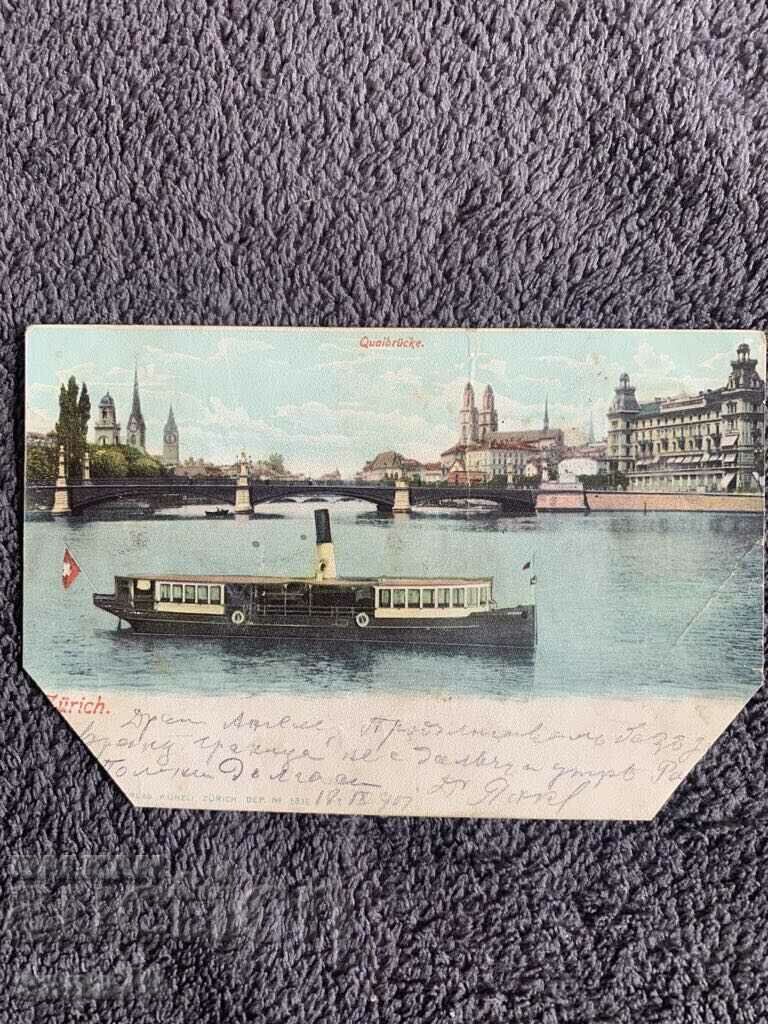 A hundred year old postcard from Switzerland-9