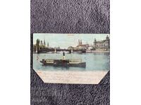 Стогодишна стара пътувала картичка от Швейцария-9