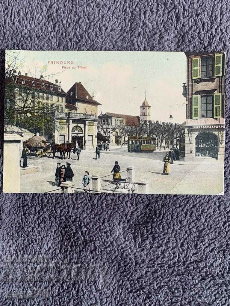 Centennial old postcard from Switzerland-12