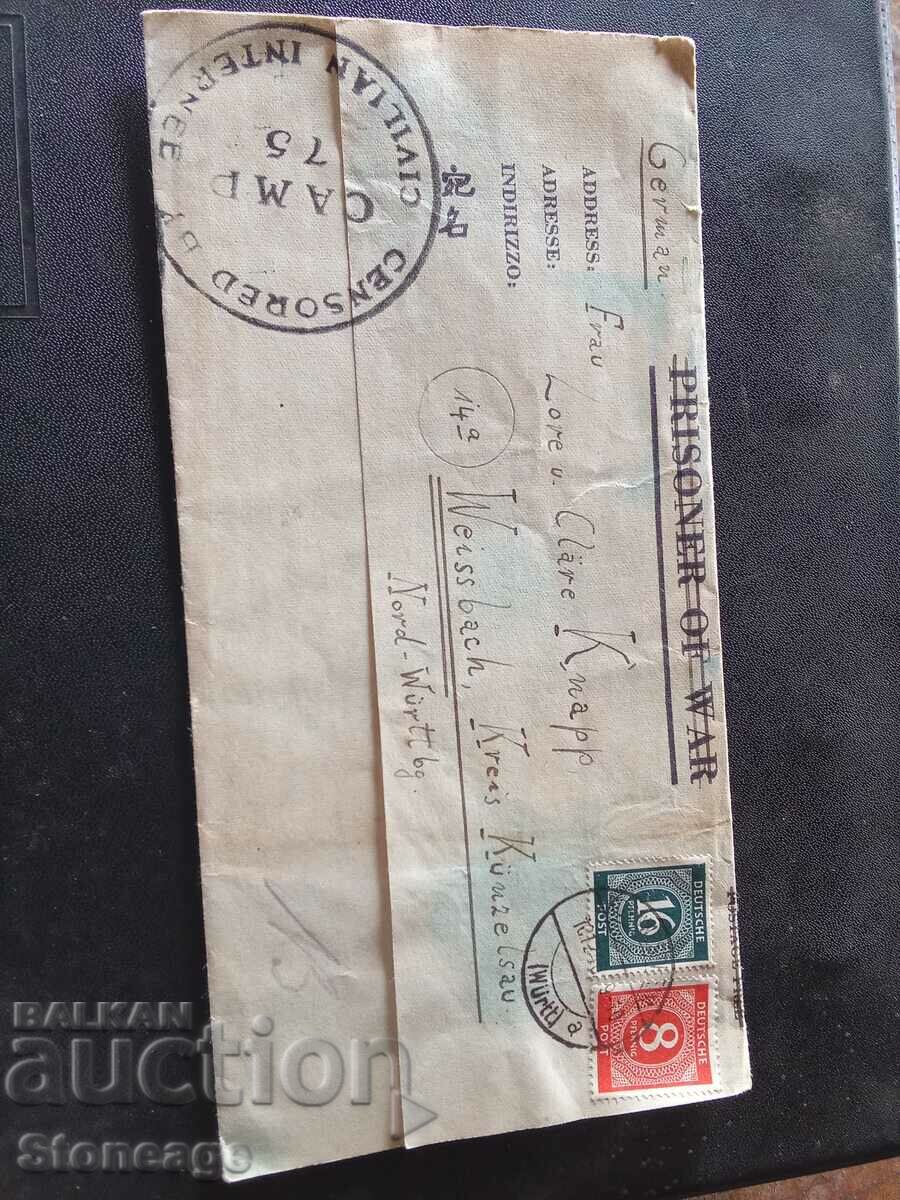 Prisoner Postal Soldier 1946