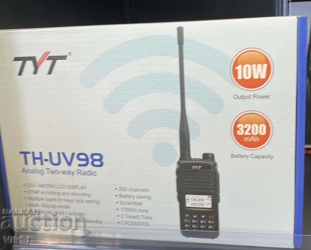 Двубандова радиостанция TYT TH-UV 98 10w