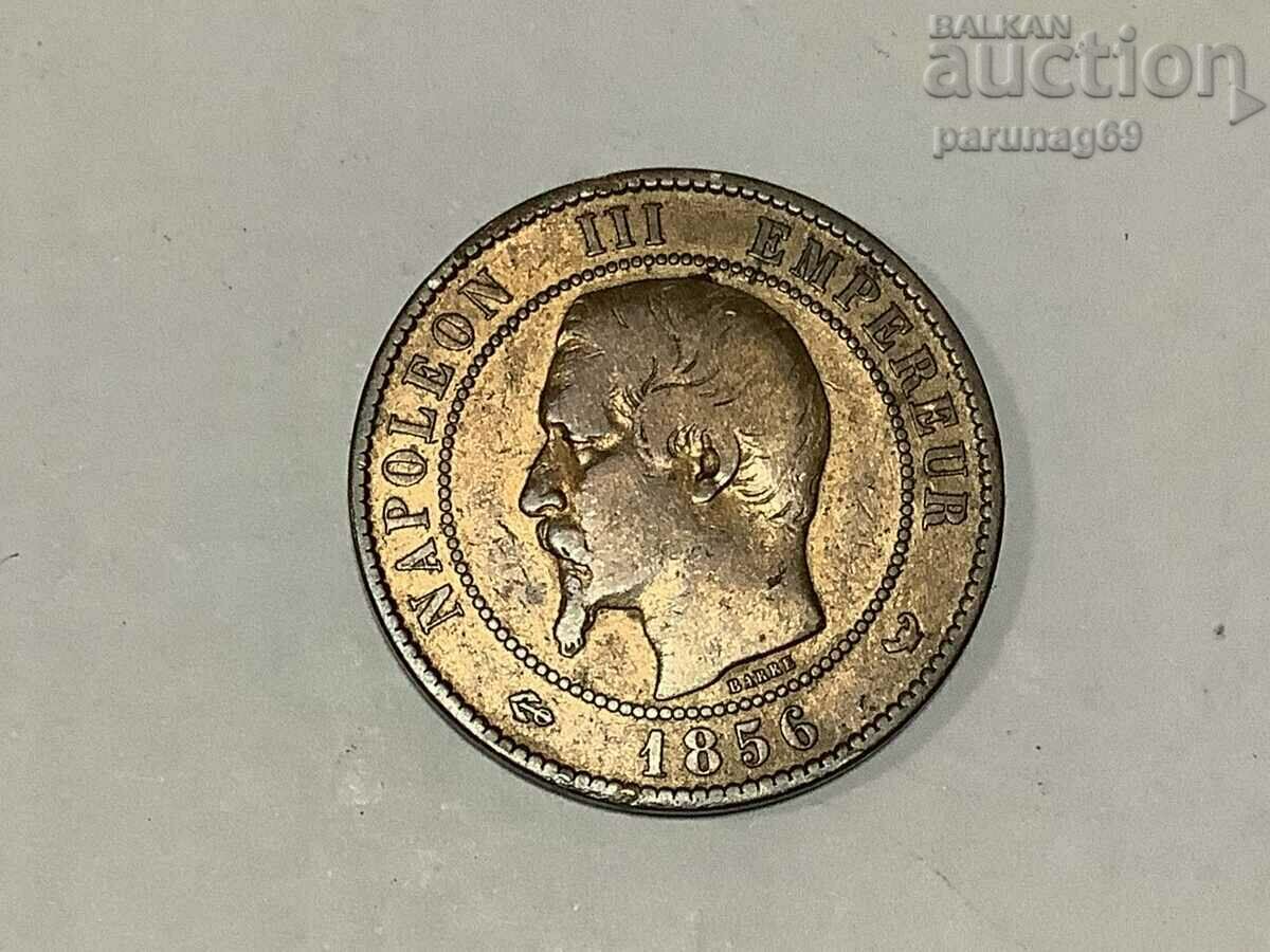 France 10 centimes 1856 W