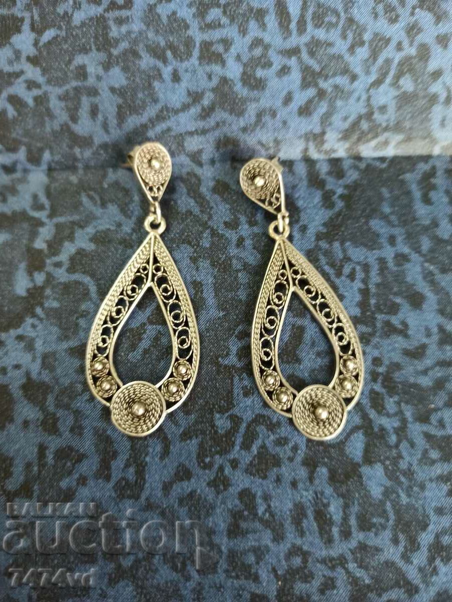 SILVER EARRINGS FILIGREE