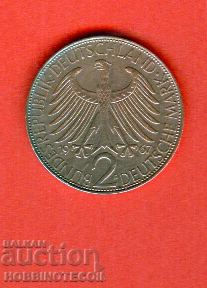 GERMANIA GERMANIA 2 Timbre - emisiune - emisiune 1967 D