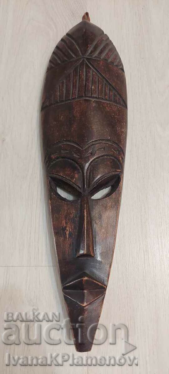 Mască Africa sculptată în lemn 40cm
