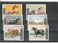 Bulgaria 1991. Horses BK№3918/23 clean