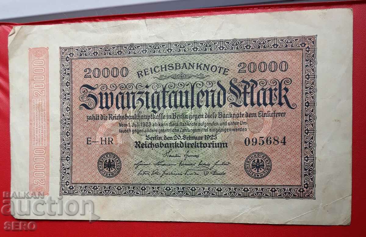 Banknote-Germany-20000 marks 1923