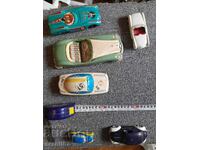 Lot of vintage tin and metal cars