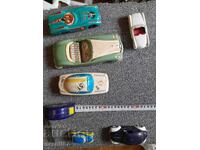 Lot of vintage tin and metal cars