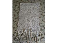 Crochet curtain or apron