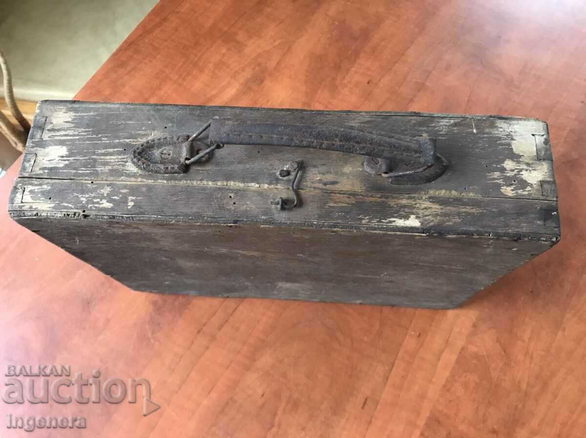 SUITCASE 1930s WOODEN SUITCASE VINTAGE with price 19.00 BGN | € 9.71