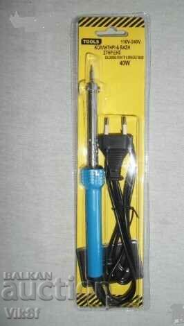 Soldering iron with rubber handle 80 W - 5 Soldering iron with rubber handle 80 W - 5