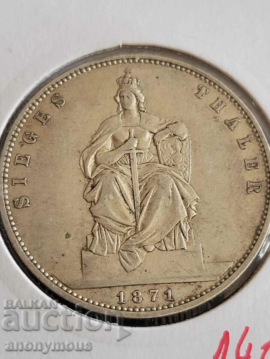 Silver coin 1 thaler Prussia, Germany 1871 with price 140.00 BGN | € 71.58 Silver coin 1 thaler Prussia, Germany 1871 with price 140.00 BGN | € 71.58