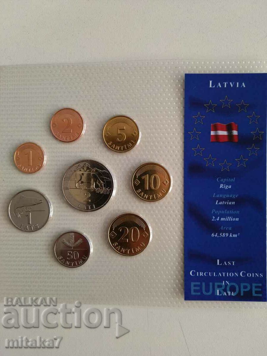 Coin set, Latvia