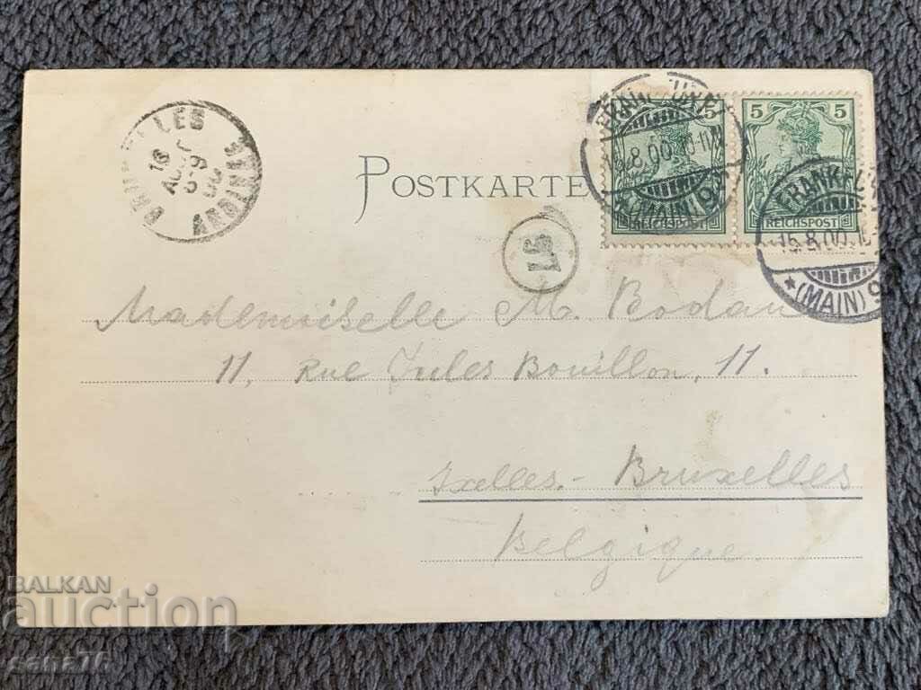 Cartolină Reich centenară călătorită din Germania în Bulgaria - 11 cu preț € 5.00 | 9.78 BGN