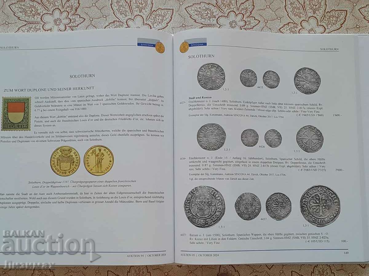 The Konrad Burki Collection Swiss Cantonal Coins - Part 2 - 5