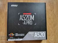 MSI A520 Pro bottom AM4 socket NEW