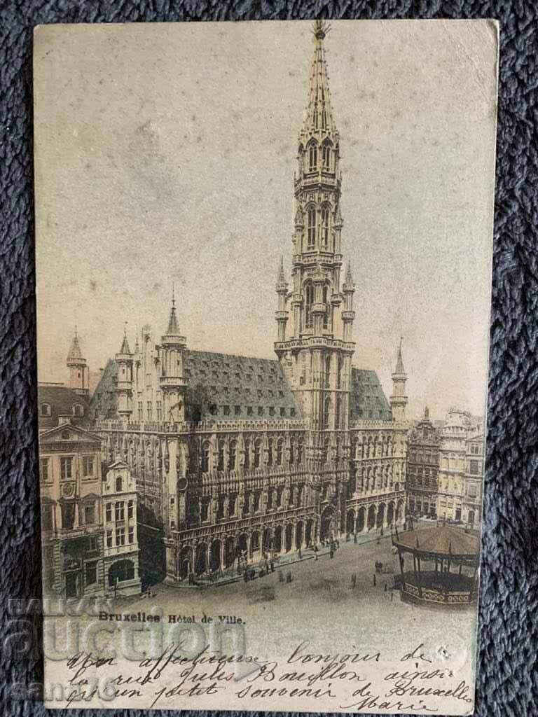 Centenary old postcard from Belgium-31