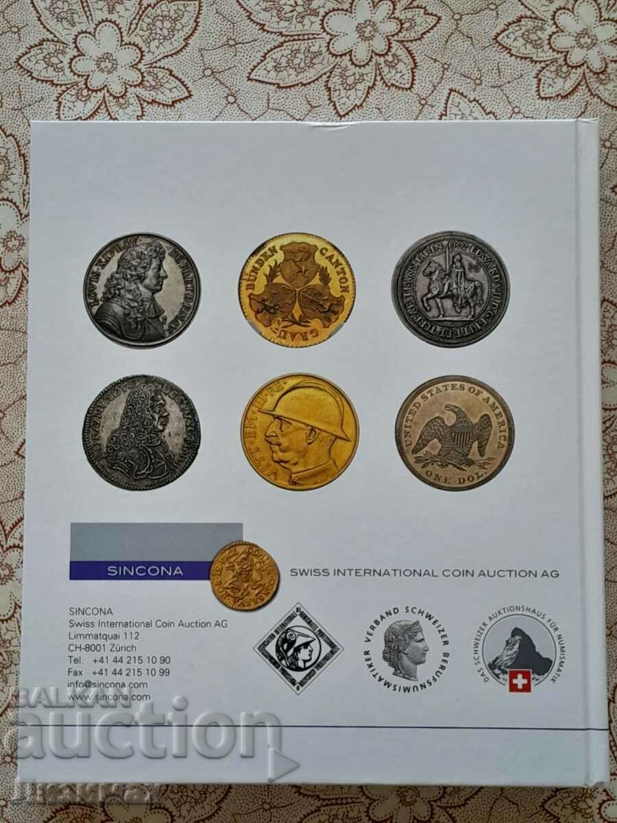 SINCONA Auction 94: Switzerland / 22-23.10.2024 with price 25.00 BGN | € 12.78 SINCONA Auction 94: Switzerland / 22-23.10.2024 with price 25.00 BGN | € 12.78