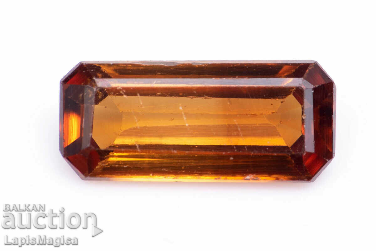 Orange Natural Zircon 1.48ct Octagon Cut