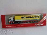 HERPA H0 1/87 VOLVO TRUCK TRAILER ΠΑΙΧΝΙΔΙ ΜΟΝΤΕΛΟ