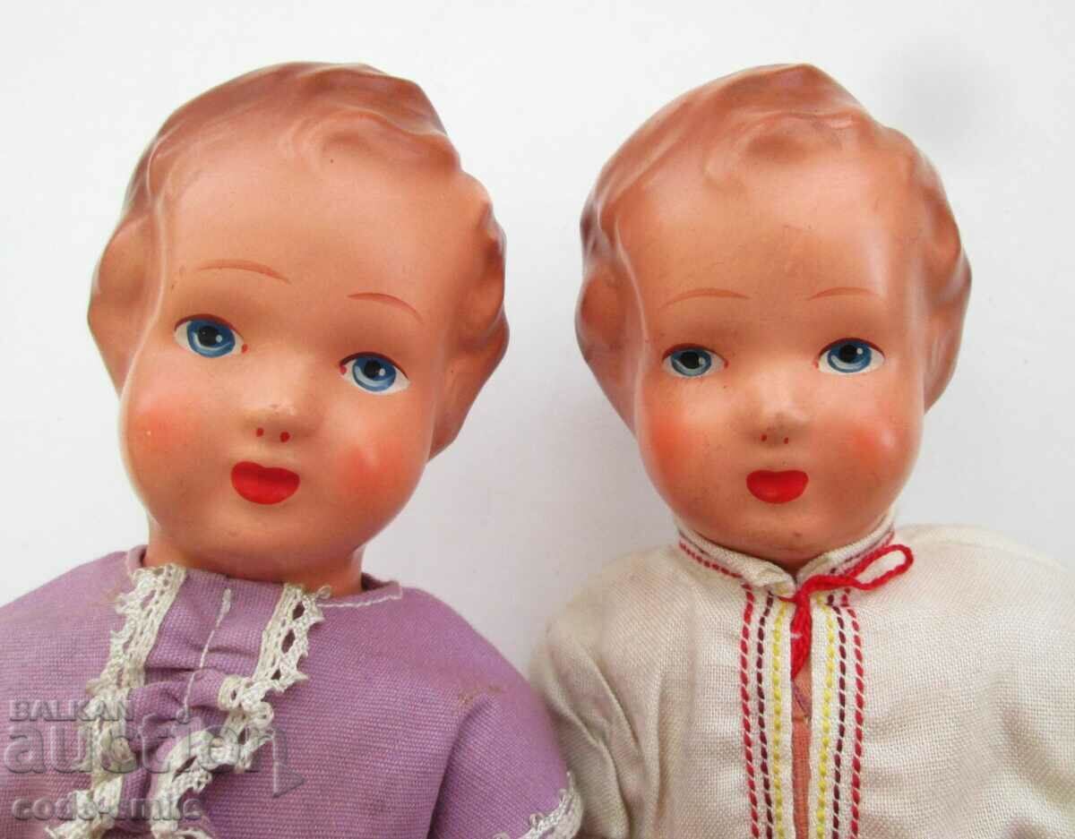 Лот колекция от 5 стари кукли в носии Царство България - 5 Лот колекция от 5 стари кукли в носии Царство България - 5