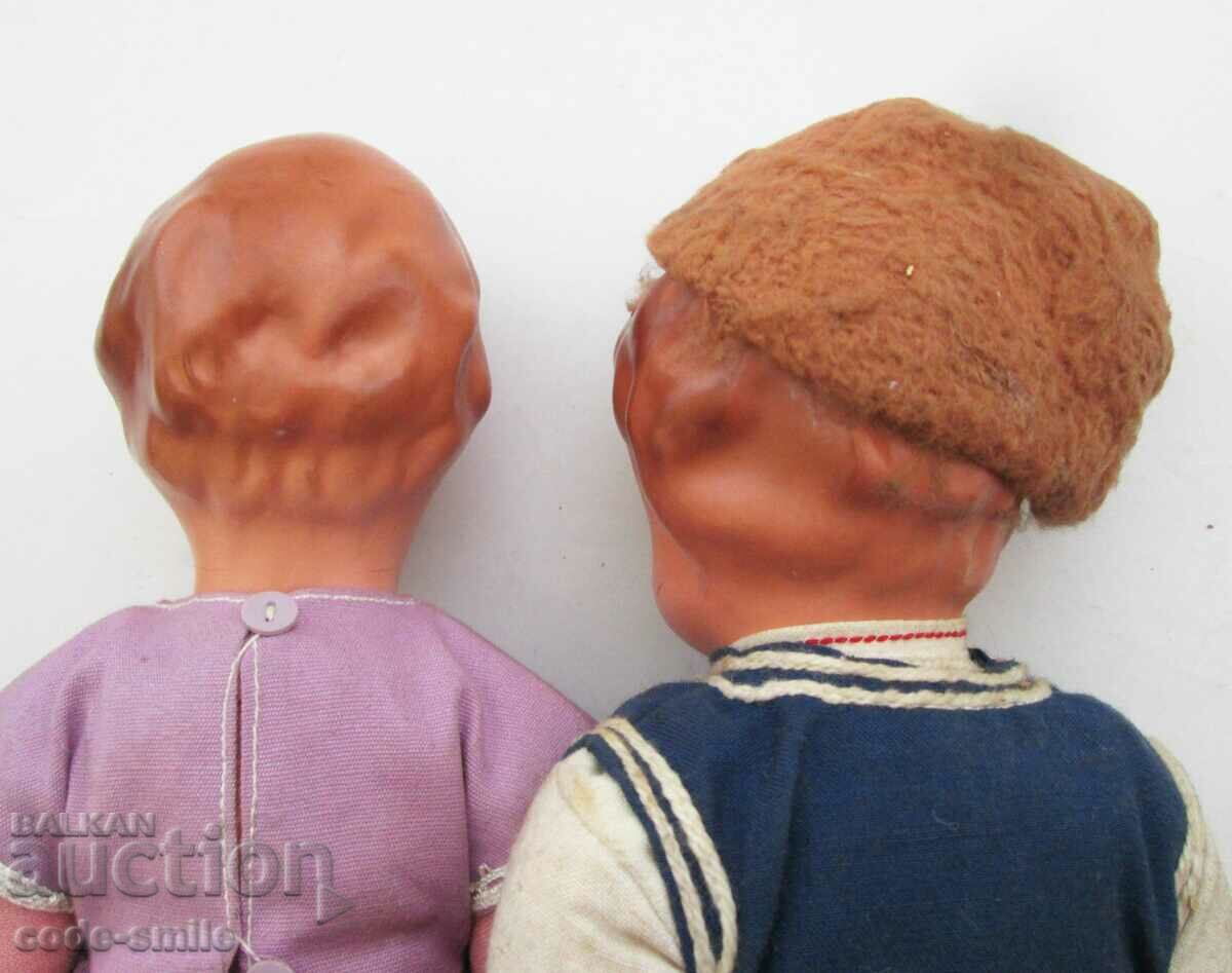 Лот колекция от 5 стари кукли в носии Царство България - 6 Лот колекция от 5 стари кукли в носии Царство България - 6