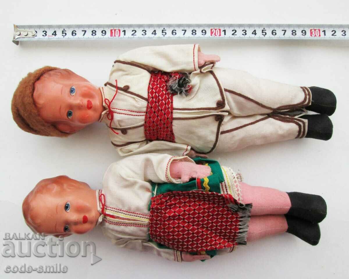 Лот колекция от 5 стари кукли в носии Царство България - 7 Лот колекция от 5 стари кукли в носии Царство България - 7