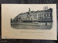 Centennial old postcard from Belgium-36