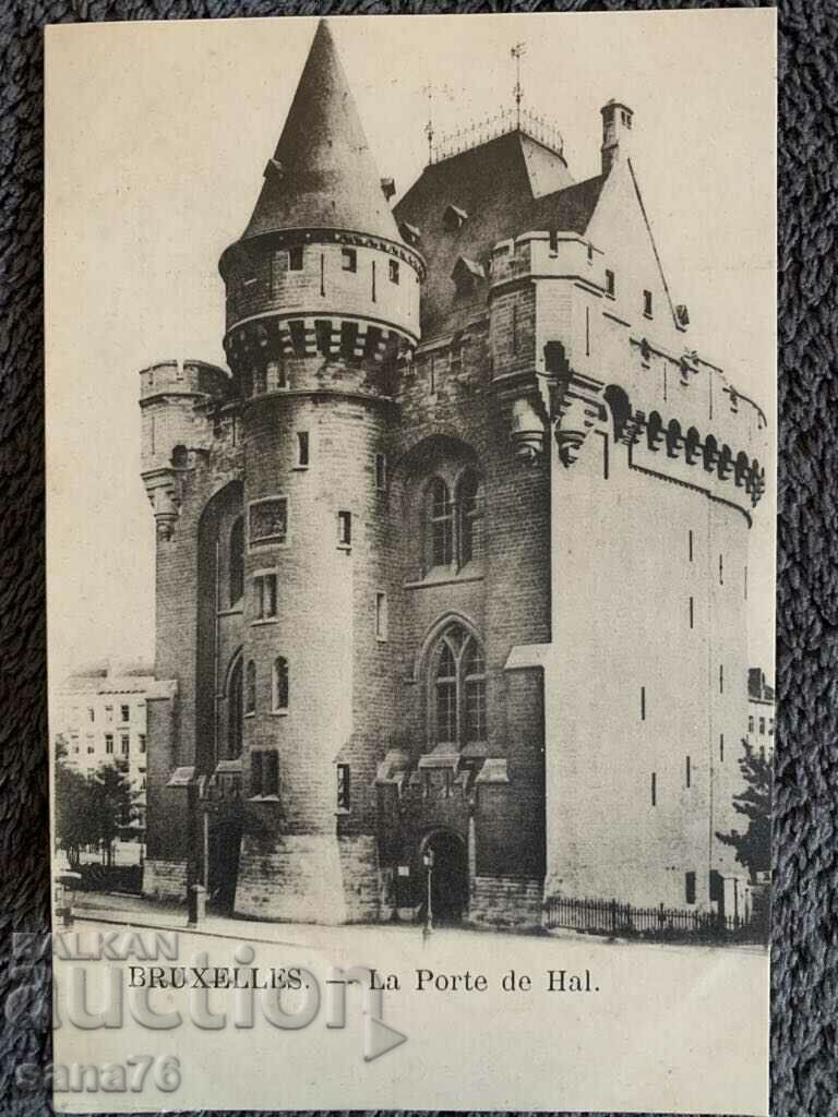 Centennial old postcard from Belgium-37