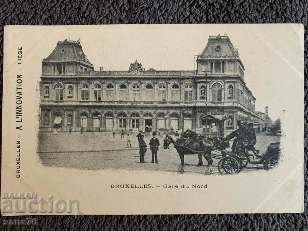 Centennial old postcard from Belgium-39