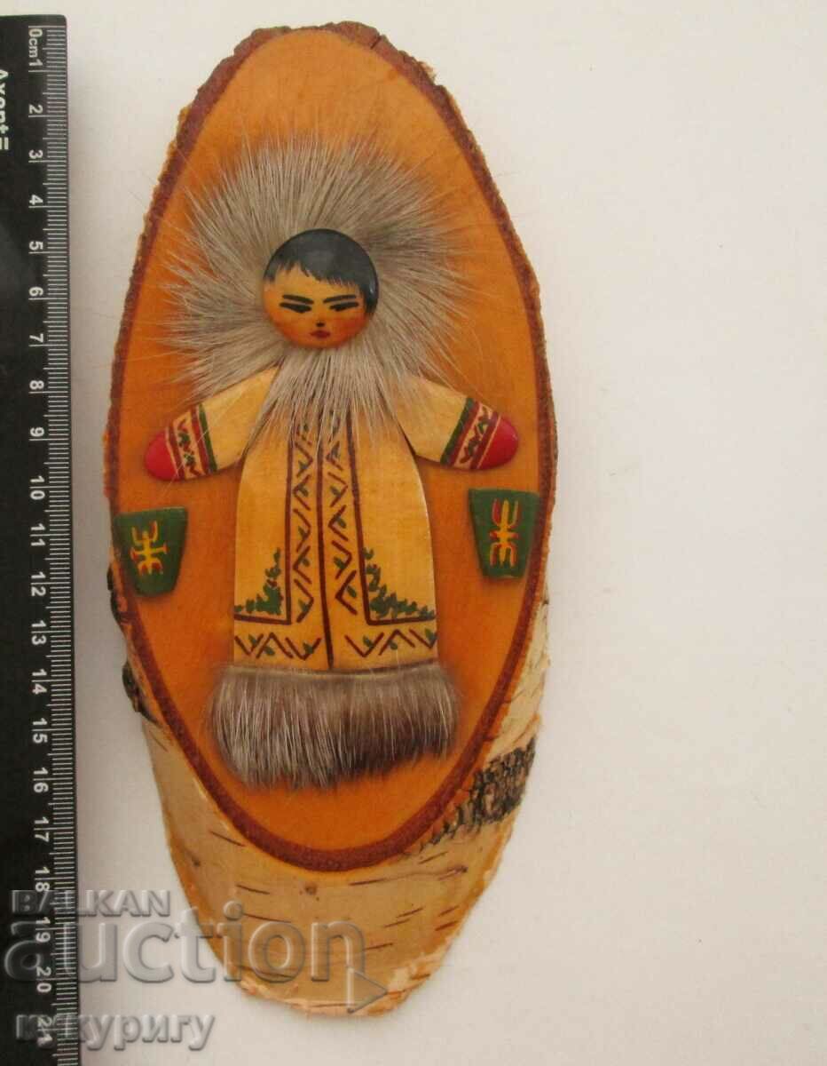 Old Russian USSR wall decoration Eskimo handmade - 7 Old Russian USSR wall decoration Eskimo handmade - 7