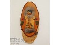 Old Russian USSR wall decoration Eskimo handmade