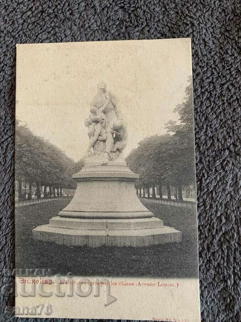 Centennial old postcard from Belgium-41 Centennial old postcard from Belgium-41