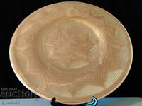 Copper fruit bowl, copper dish, plate, panel 500 g.