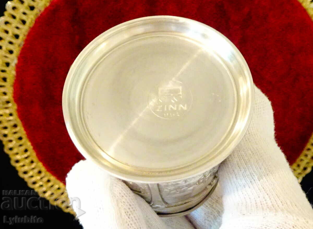 Pewter mug with beautiful rural paintings - 7 Pewter mug with beautiful rural paintings - 7