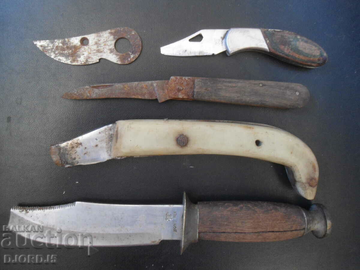 Old knives, blades